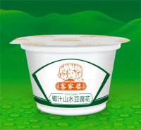椰汁山水豆腐花